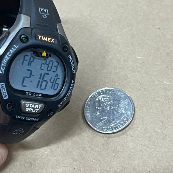 Timex Ironman Triathlon Digital 30 Lap Indiglo Silicone Band Watch - Picture 7 of 9